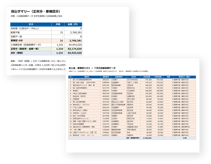 AI売掛金自動消込